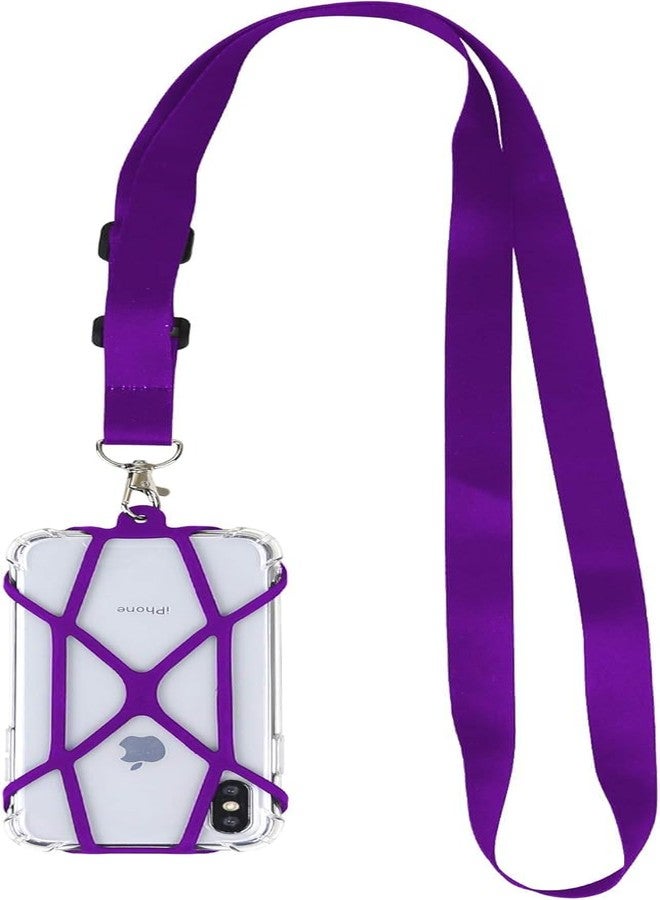 Gear Beast Universal Crossbody Cell Phone Lanyard Compatible with iPhone, Galaxy & Most Smartphones, Phone Case Holder & Cross Body Strap Black - Image 1