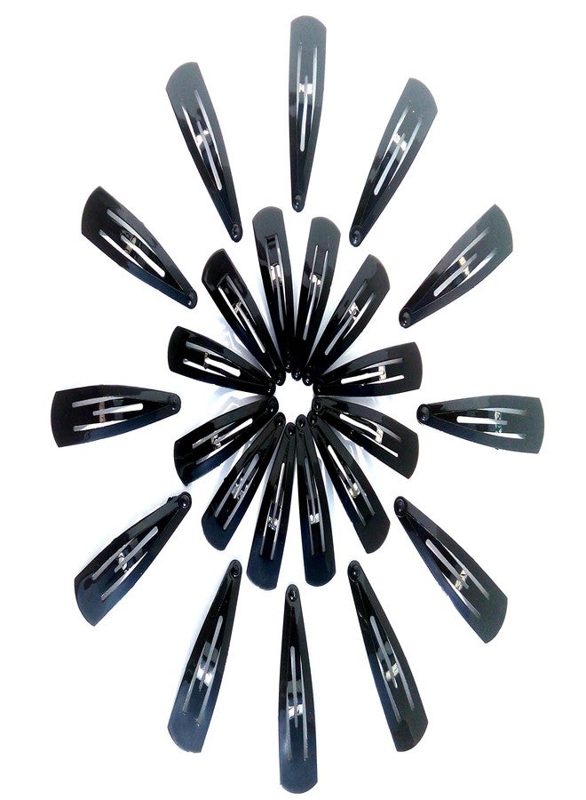 HRBS Tic Tac Hair Clips for Girls/Ladies/Women/Girl Kids (Pack of 170pcs) (5cm) (Matte Black) - Tik Tak Pins for Women, Black Pins For All Hair Types, Pins For Hair Settings, Pins For Daily use - Image 2