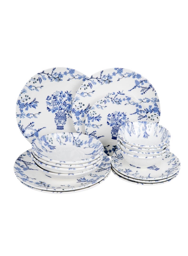 Cooker Porcelain Dinner Set, 16 pcs, 163