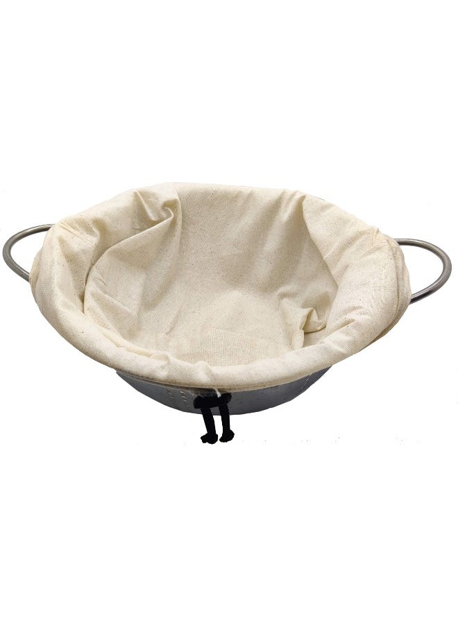 NXT - Cotton Cheese Cloth Bag Yogurt Nut Milk Strainer - 2 Pieces Made by Muslin Cloth for Kitchen nut Milk Bags Hung Curd Cloth Strainer Bag - Image 1