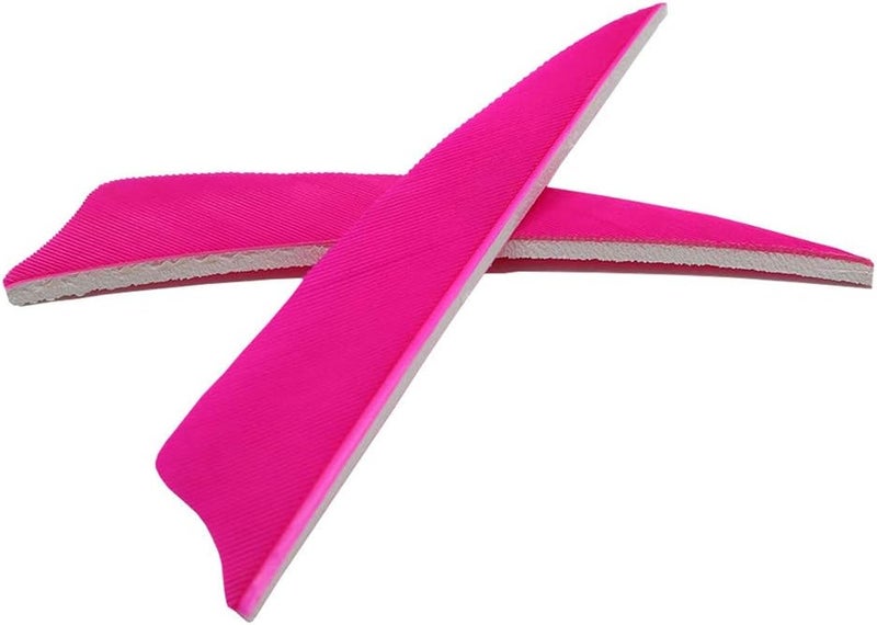 Letszhu Archery Arrows Feather Fletching 4 Inch Real Turkey Vanes for Hunting Target Shooting (25 Pack) - Image 1
