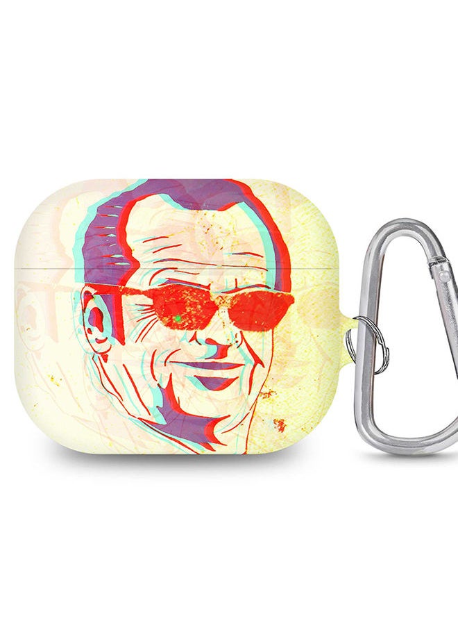Stylizedd - StylePods Case for Airpods 3rd Gen Case With Anti-Lost Keychain - Shining Glasses - Image 1
