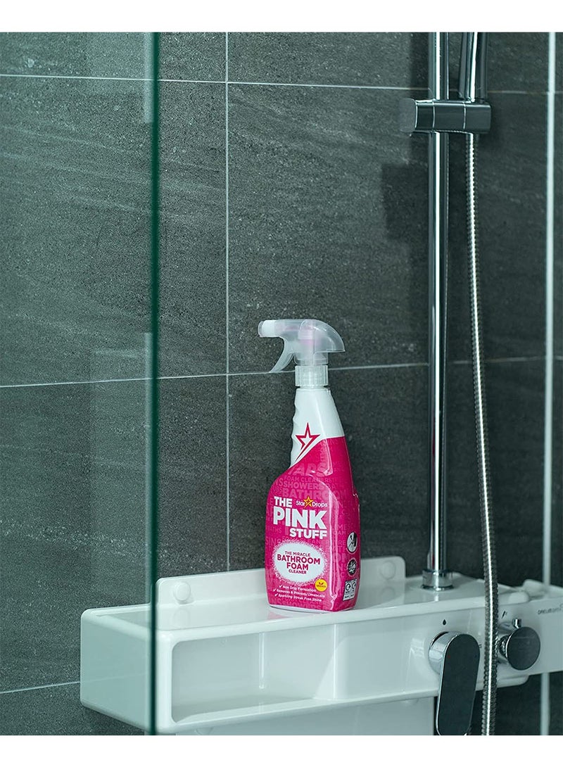 ذا بينك ستاف منظف رغوي المعجزة للحمام ميراكل بخاخ 750 مل (رغوة الحمام) - Image 2
