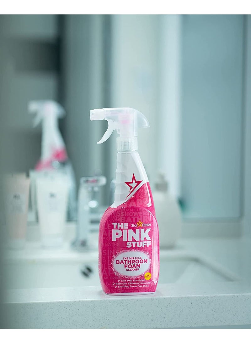 ذا بينك ستاف منظف رغوي المعجزة للحمام ميراكل بخاخ 750 مل (رغوة الحمام) - Image 4