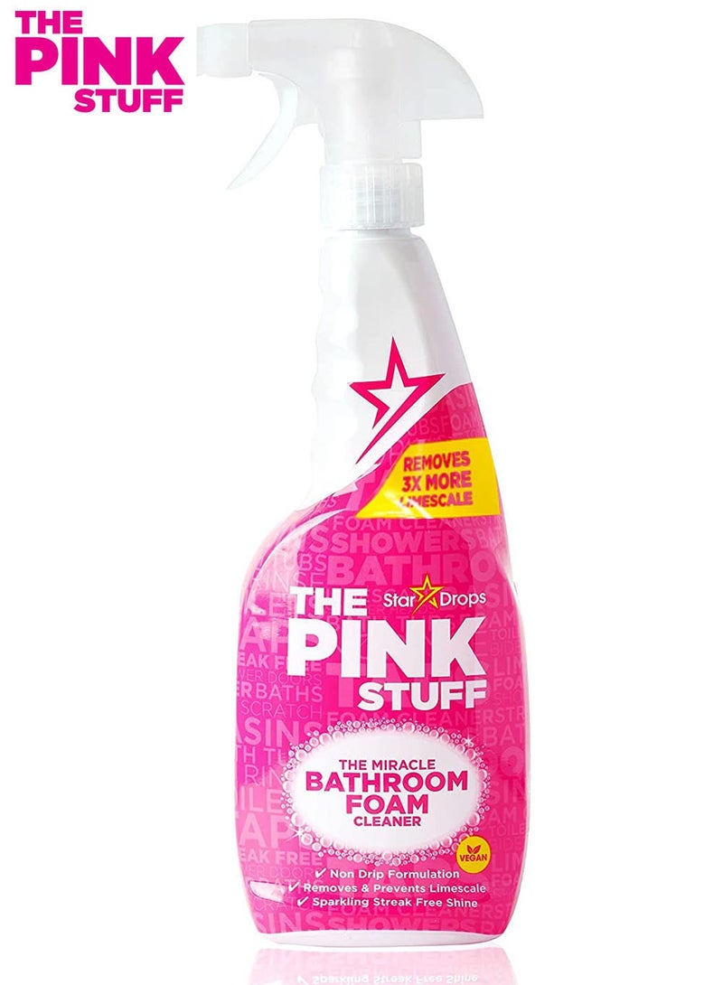 ذا بينك ستاف منظف رغوي المعجزة للحمام ميراكل بخاخ 750 مل (رغوة الحمام) - Image 1