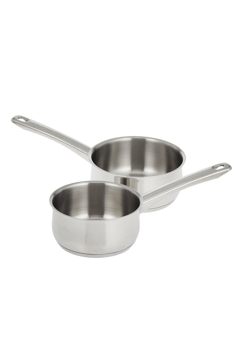 fagor مجموعة أواني الطهي من فاجور 13 قطعة من الفولاذ المقاوم للصدأ مع مقبض من الفولاذ المقاوم للصدأ 978010194 بات فضي 13 قطعة - Image 3