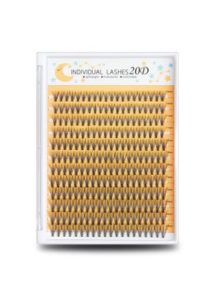 240Pcs Individual Lash Extensions 20D Lash Clusters Volume Mix Pack 1014Mm Mix Lengths C Curl 0.07Mm Thickness Professional Individual Eyelash Clusters And Apply Under Your Lashes - pzsku/Z4847D7773C8CC3F539C4Z/45/_/1707975301/1262b363-014b-43dd-a124-9a6f28c83060