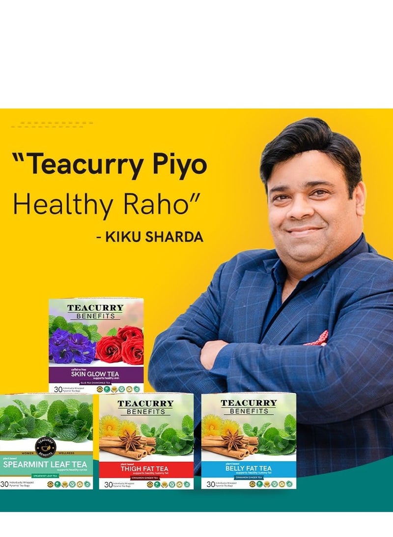 TEACURRY TEACURRY Wormwood Tea (1 Month Pack, 30 Tea Bags) - Helps with Digestion, Ulcer and Liver Care – Premium Himalayan Artemisia  - Image 3