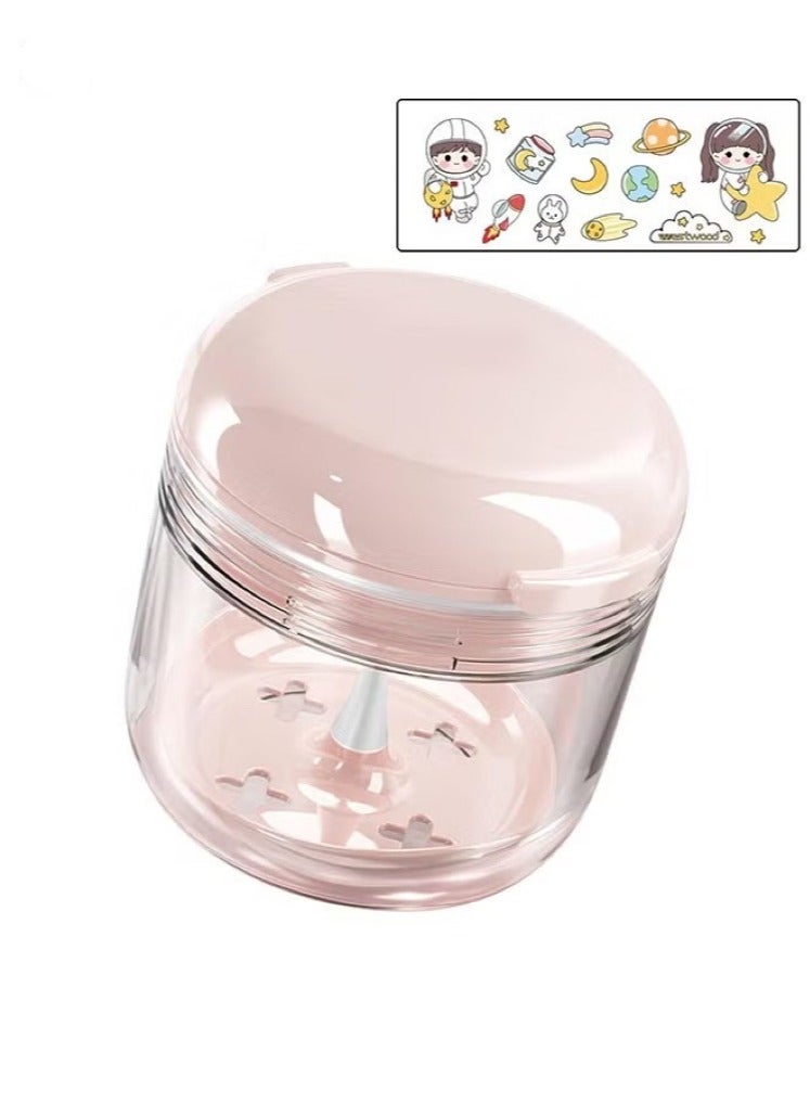 Generic Braces Box - Denture Cleaning Box - Leak-Free Double Layer Wet and Dry Separation Denture Bath Box - Portable Denture Box with Mirror - Removal Tool - Denture Brush - Mouth Guard - Pink  - Image 1