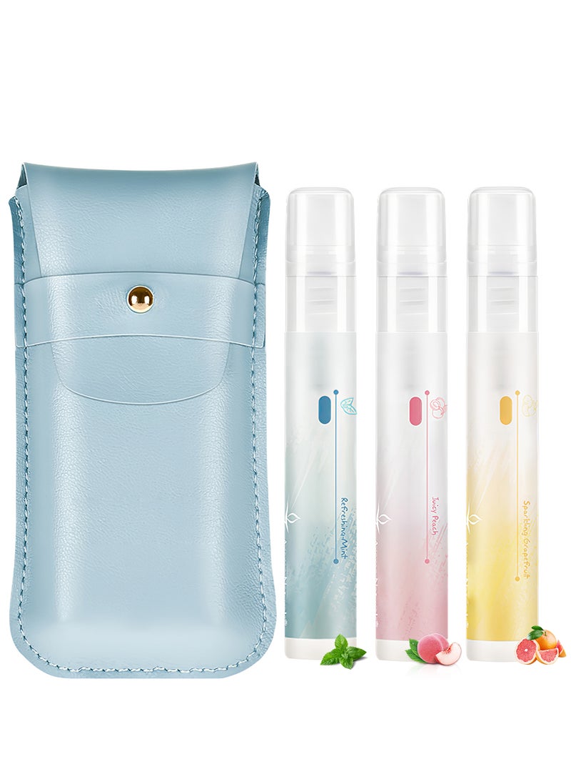 آروما ناتشورالز مجموعة بخاخ منعش للوجه من 3 قطع، عطر محمول، معطر آمن وقوي، مجموعة هدايا معطر، 8 مل/القطعة  - Image 1