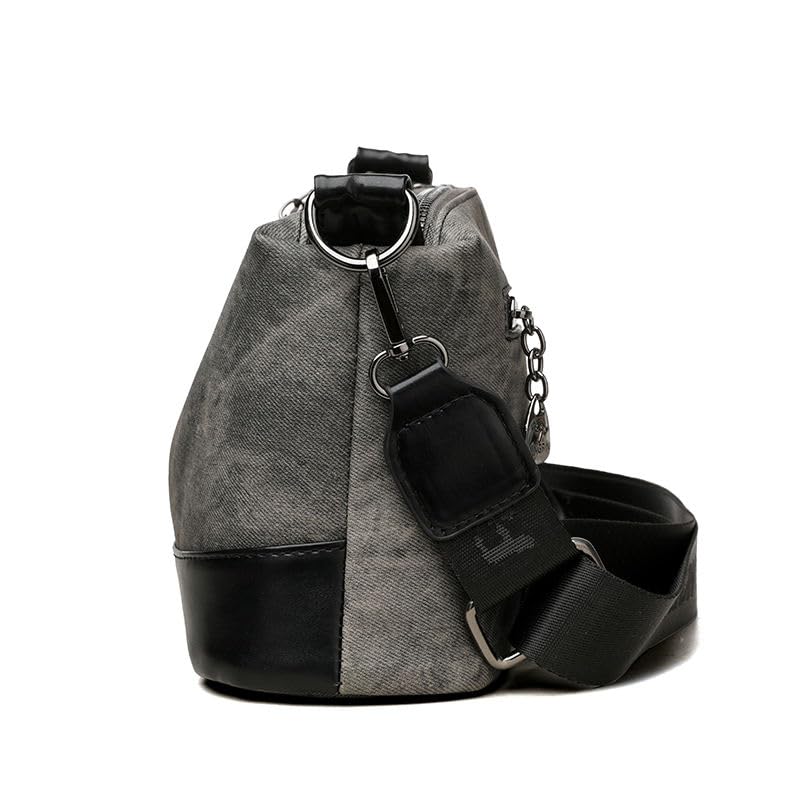 ketmart Crossbody Bag for Women Trendy Woven Purse PU Leather Shoulder Handbags with Strap for travel and office,out door us (Color_Grey) - Image 3