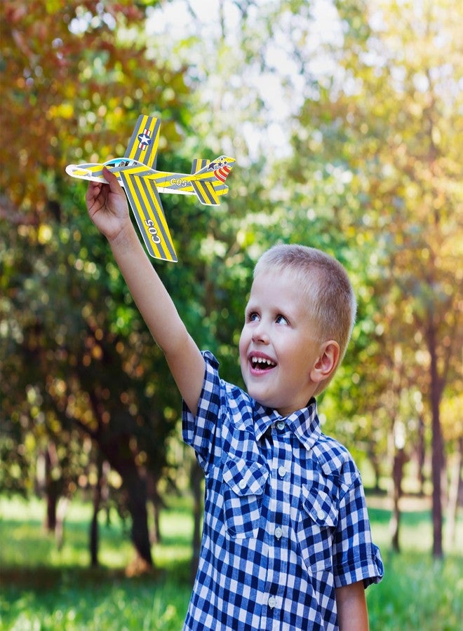 ArtCreativity مجموعة ألغاز طائرات مقاتلة 3D من ArtCreativity - 24 قطعة - تصميمات طائرات متنوعة بطول 7 بوصات - نشاط حفلة بموضوع الطائرات - هدية رائعة، متعة صيفية، فكرة هدية للأولاد والبنات - Image 4