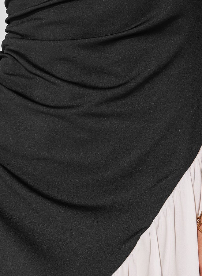 تايك تو فستان ماكسي بألوان متضاربة - Image 4