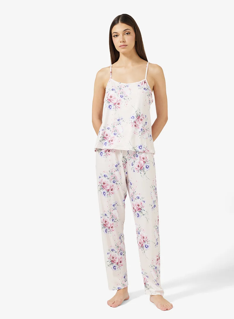 ELLA 3 Piece Floral Pyjama Set