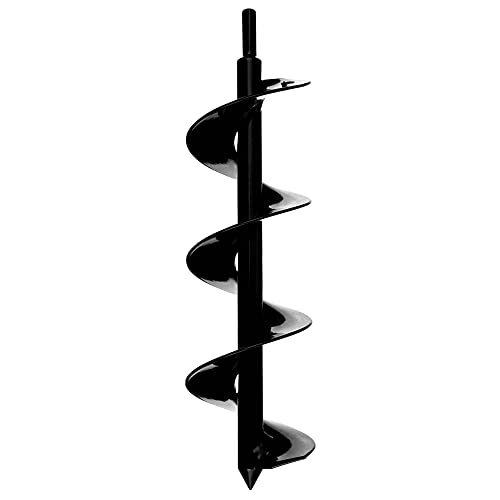 Power Planter DIY Guru Garden Auger 3x12 Drill Bit Hole Digger for Post Diggers Digging Holes Bulb Planter Tool Auger Drill for Planting Garden Digging Tool 38 NonSlip Hex Drive - Image 1