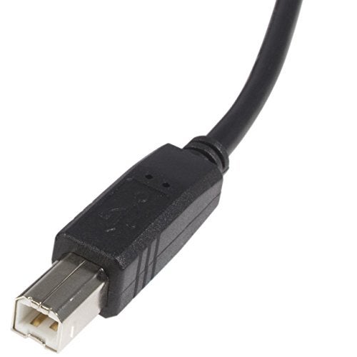 StarTech.com 6 ft. (1.8 m) USB Printer Cable - USB 2.0 A to B - Printer Cable - Black - USB A to B (USB2HAB6) - Image 3