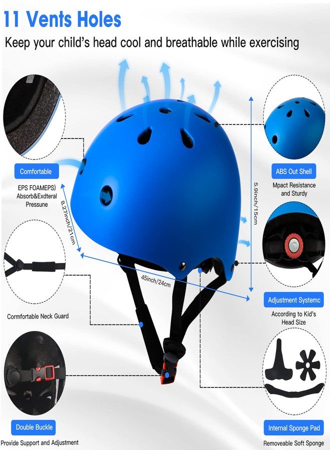 ArgoHome Toddler Kids Bike Helmet Set with Knee Elbow Pads, Adjustable Cycling Helmet for Little Boy Girl Protective Gear - Image 4