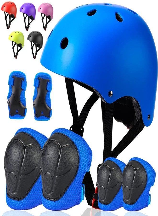 ArgoHome Toddler Kids Bike Helmet Set with Knee Elbow Pads, Adjustable Cycling Helmet for Little Boy Girl Protective Gear - Image 1