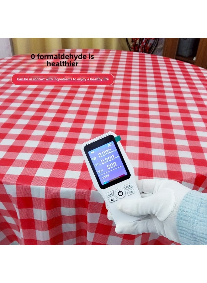 Disposable Tablecloth Round Table Plastic Dining Cloth Printed Dining Tablecloth Thickened Rectangular Household Commercial Dining Tablecloth Restaurant-Color:Maple Leaf Style-Specifications:2.0* 2.0m - Image 5