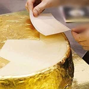 GSWC Golden Star waraq Company Gold Leaf 24K Gold Foil Sheets Size 50 mm x 75 mm Pack of 50New01 - Image 5