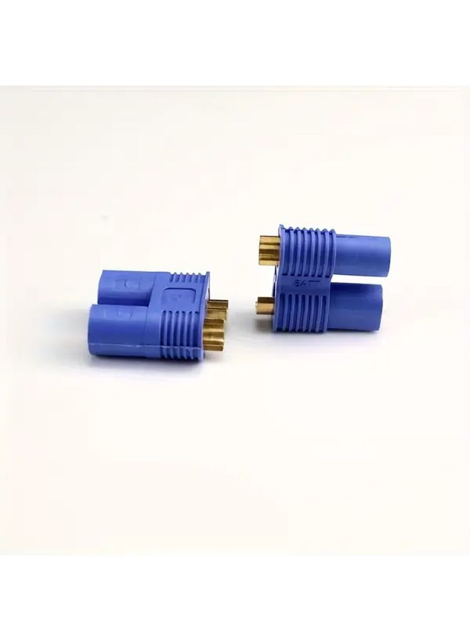 EC3 High Current Banana Connectors 6 Pin Blue Plastic Male Female Battery Terminals Gold Plated Contacts - Image 4
