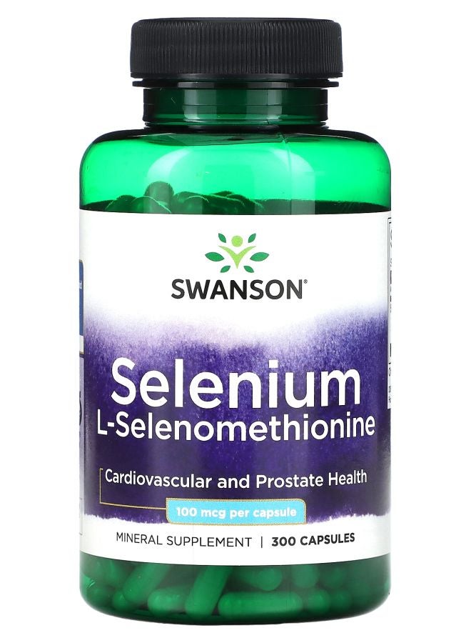 SWANSON سيلينيوم 100 ميكروغرام 300 كبسولة