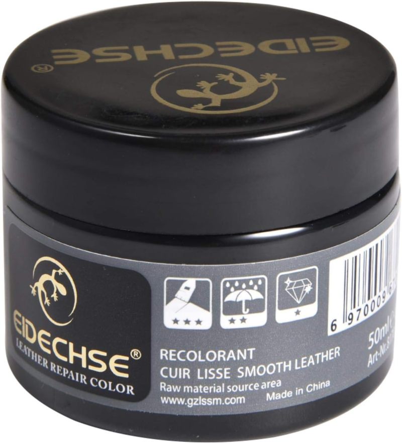 Leather Cream 4.9*4.9*4.3cm Black - Leather Restore for Auto Seats Home Sofas Leather Apparel Wallets - Image 2