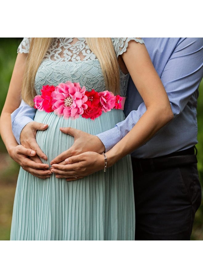 Baby Noah Baby Noah Bee Shower Mommy Sash Pregnancy Sash Keepsake Shower Flower Belly Belt Gender Reveal  - Image 5