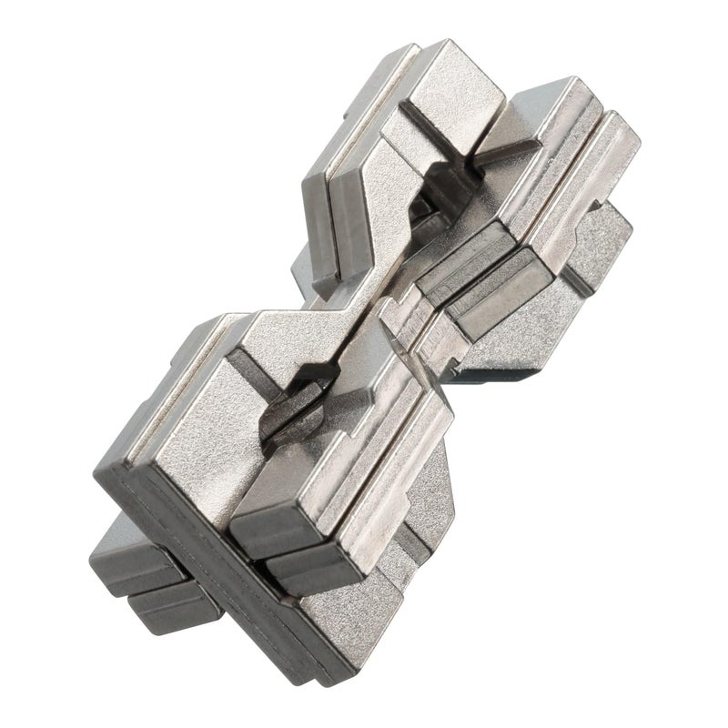 BePuzzled | Hourglass Hanayama Metal Brainteaser Puzzle Mensa Rated Level 6, for Ages 12 and Up - Image 2