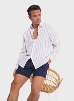 JUNE Patterned Swim Shorts  - Image 4