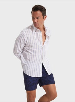 JUNE Patterned Swim Shorts  - Image 5