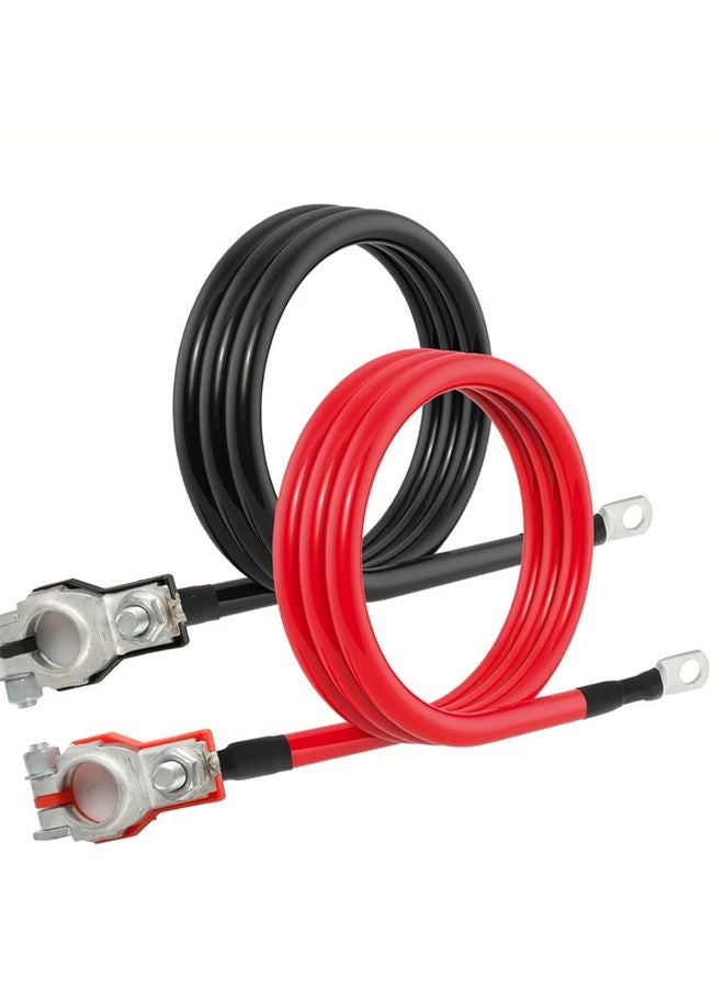 12AWG 11 81 Inch Battery Inverter Cable Automotive Terminal Connector - Image 3