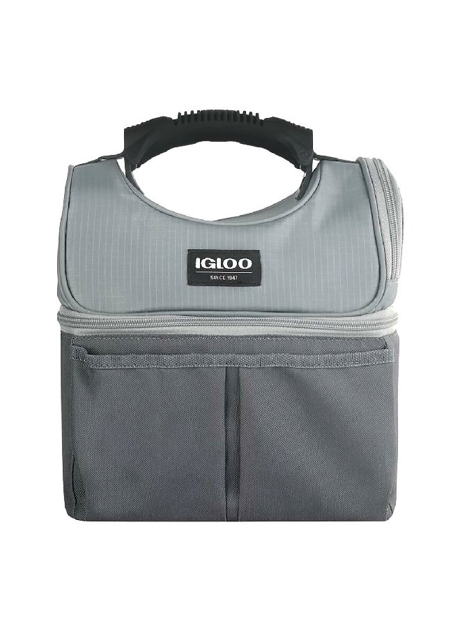 9-Can Capacity Gripper Lunch Bag Cooler Grey 9.37 x 6.25 x 8.5 cm - pzsku/Z48494627A412EACE6880Z/45/_/1702136516/6dd5c239-c3e5-476a-adad-53c98ab029ce