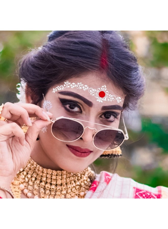 Comet Busters Traditional Bridal Bengali Wedding Bindi For Women (Bengali-1) (Bv1983) - Image 4