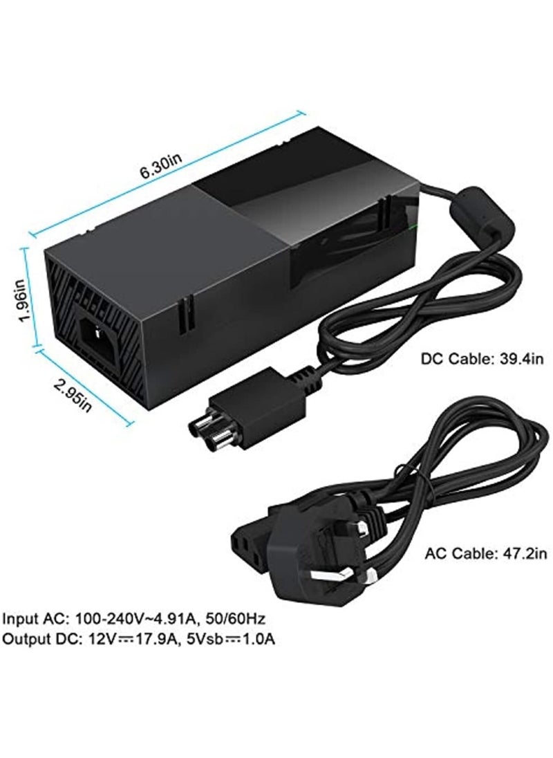 General - Xbox One Power Brick, Ac Adapter Power Supply Replacement for Xbox One Console, Great Charging Accessory Kit with Cable for Xbox One,100-240v Voltage Ac Cord - Image 1
