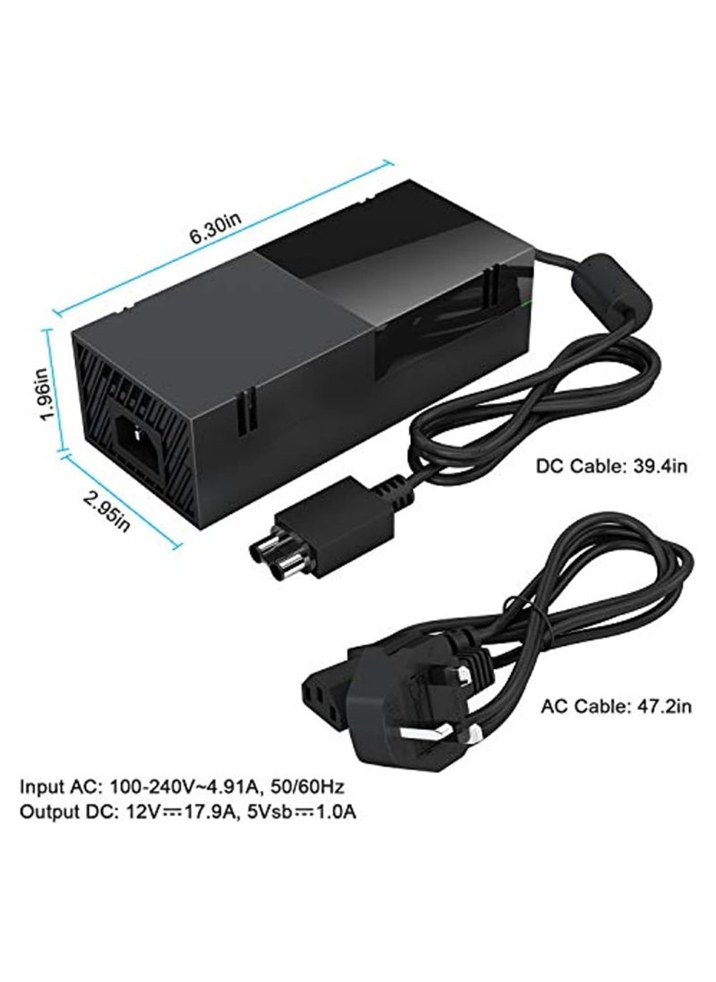 General - Xbox One Power Brick, Ac Adapter Power Supply Replacement for Xbox One Console, Great Charging Accessory Kit with Cable for Xbox One,100-240v Voltage Ac Cord - Image 1