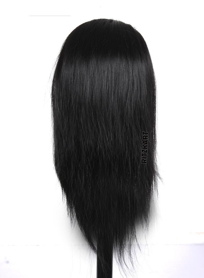 ريتزكارت دمية تدريب الشعر المستوردة من ريتزكارت (دمية قص شعر صناعية سوداء) - Image 2