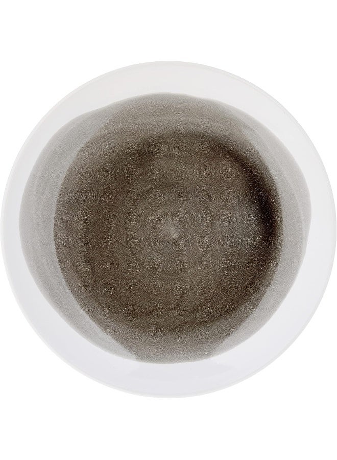 American Atelier Round Dinnerware Sets Charcoal Kitchen Plates Bowls and Mugs 16 Piece Stoneware Oasis Collection - Image 3