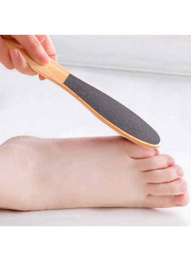 Talora Dual Sided Wooden Foot Scraper Hard & Dead Skin Callus Remover Pedicure Tools (Pack of 1) - Image 5