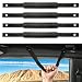 SFYHORK 4 PCS Roll Bar Grab Handles Compatible with FordBronco 2025 2024 2023 2022 2021 4 or 2 Door Upgrade Grab Handle Comfortable Paracord Grip Handle Black - Image 2