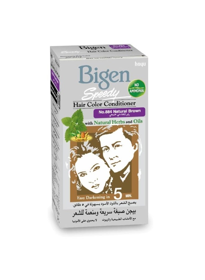 Hair Color Natural Brown 884