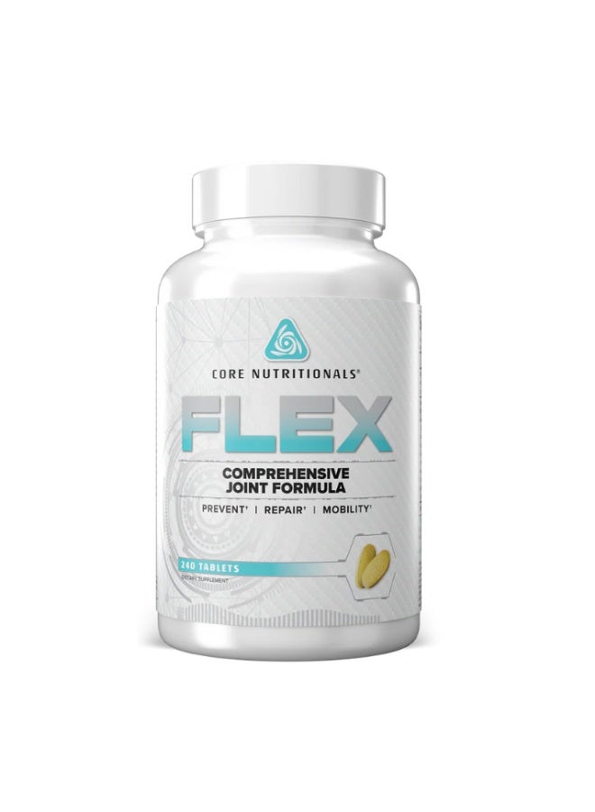 FLEX  Advanced Joint, Tendon & Ligament Support Supplement, Glucosamine + Chondroitin + MSM + Botanical Anti-inflammatories - 240 Capsules