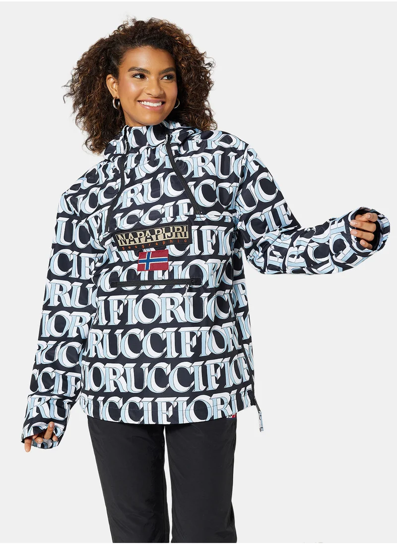 NAPAPIJRI x FIORUCCI Northfarer Fiorucci Printed Hoodie