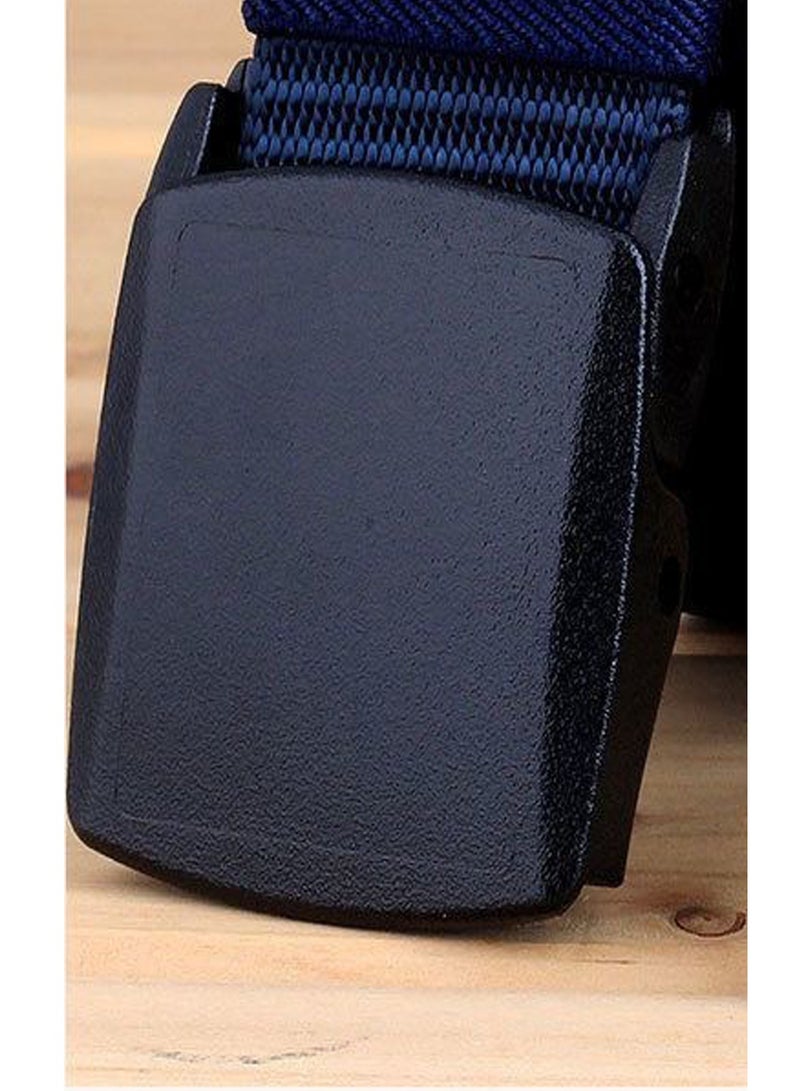 حزام خصر نايلون عام للخدمة الشاقة من النايلون حزام خصر للتدريب القتالي خالي من المعادن، أسود - Image 5