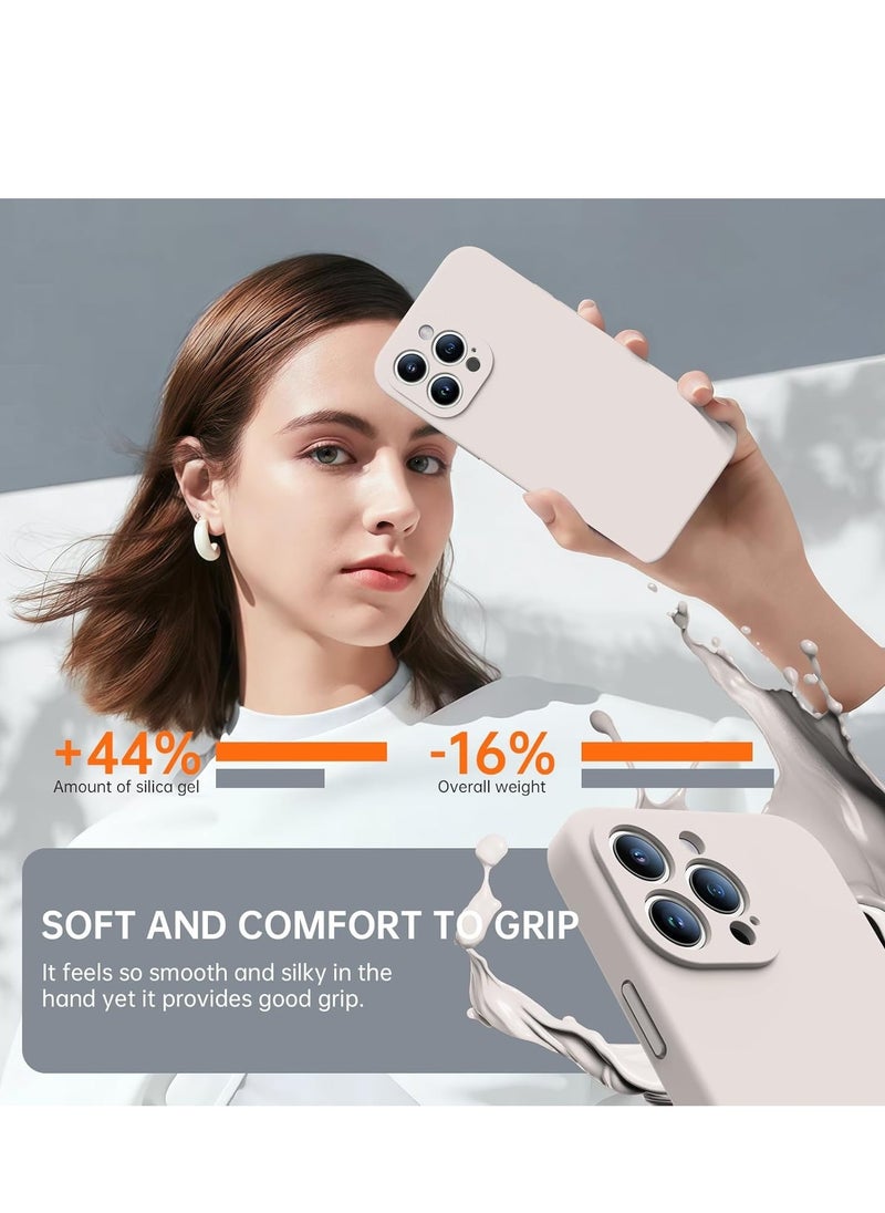 Raxoom iPhone 16 Pro Max Case with 2 Screen Protectors - MagSafe Compatible, Upgraded Camera Protection, Liquid Silicone Protective Case (6.9”) - Rock Grey - Image 3