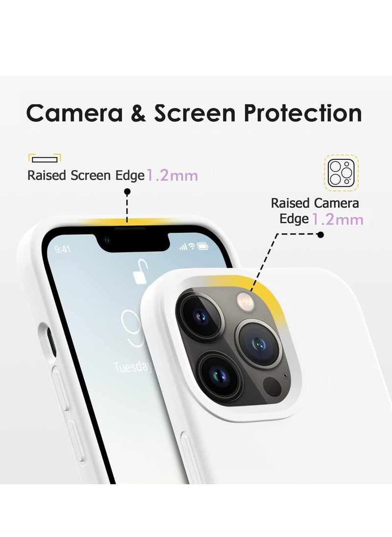 Raxoom Silicone Protective Case Compatible with iPhone 14 Pro Max Soft Liquid Gel Rubber Cover Shockproof Bumper Anti-Scratch Anti-Fingerprint Anti-Drop Slim Cover for iPhone (for iPhone 14 Pro Max) - Image 3