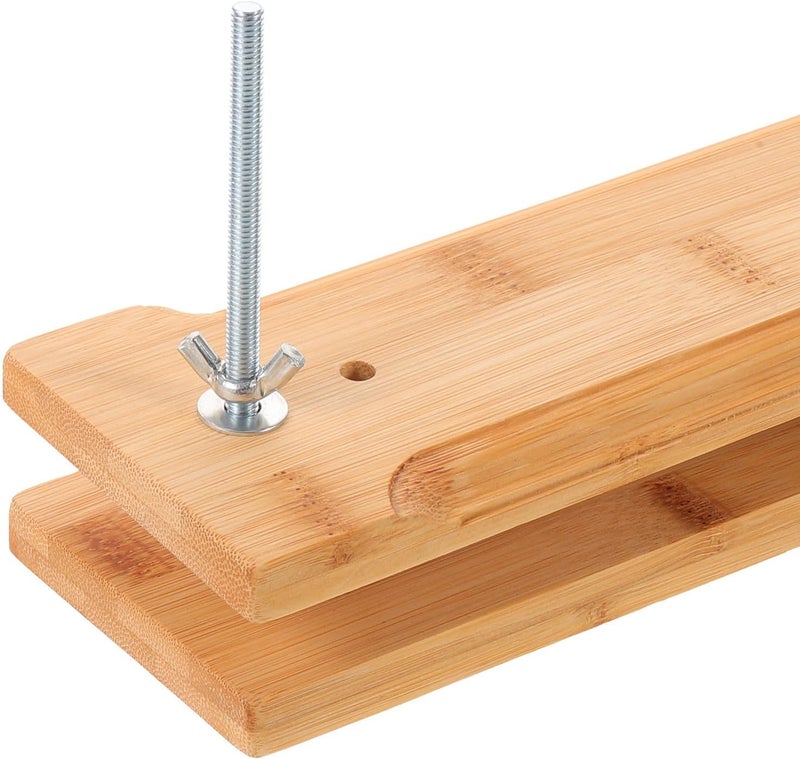 Book Press: Wooden Bookbinding Machine Press Tool - Portable and Easy Assemble Books Binding Kits for Scrapbooking and Art Projects 12x5" - Image 3