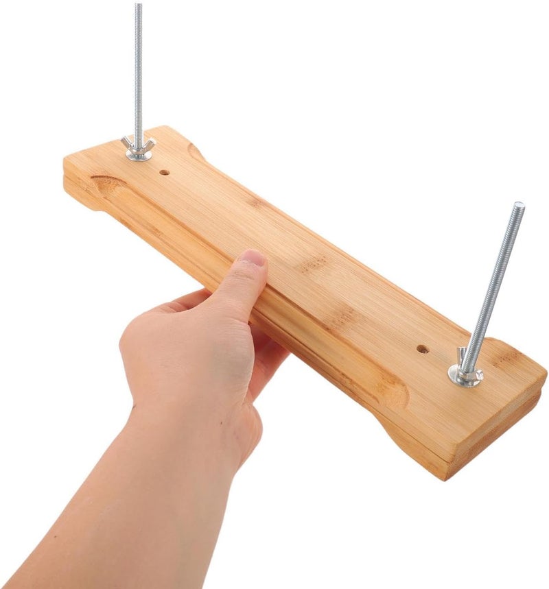 Book Press: Wooden Bookbinding Machine Press Tool - Portable and Easy Assemble Books Binding Kits for Scrapbooking and Art Projects 12x5" - Image 4