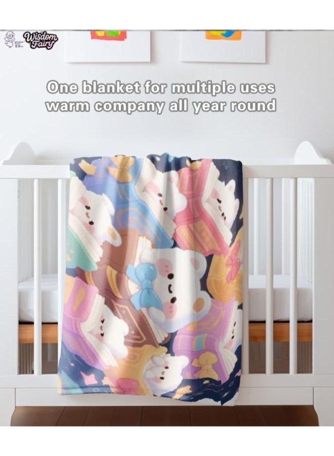 عام Wisdom Fairy (أحدث) بطانية رقيقة من الفانيلا (دافئة ومريحة، ومناسبة للنوم، واستخدام اللعبة، وإزالة الغبار والرمل) 150 سم * 200 سم - 53 - Image 1