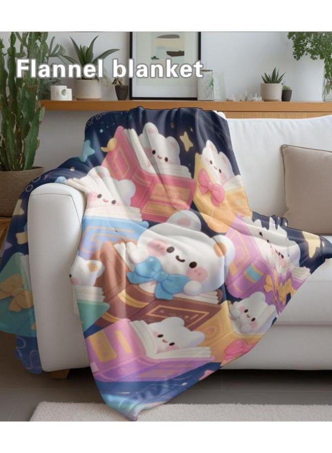 عام Wisdom Fairy (أحدث) بطانية رقيقة من الفانيلا (دافئة ومريحة، ومناسبة للنوم، واستخدام اللعبة، وإزالة الغبار والرمل) 150 سم * 200 سم - 53 - Image 4